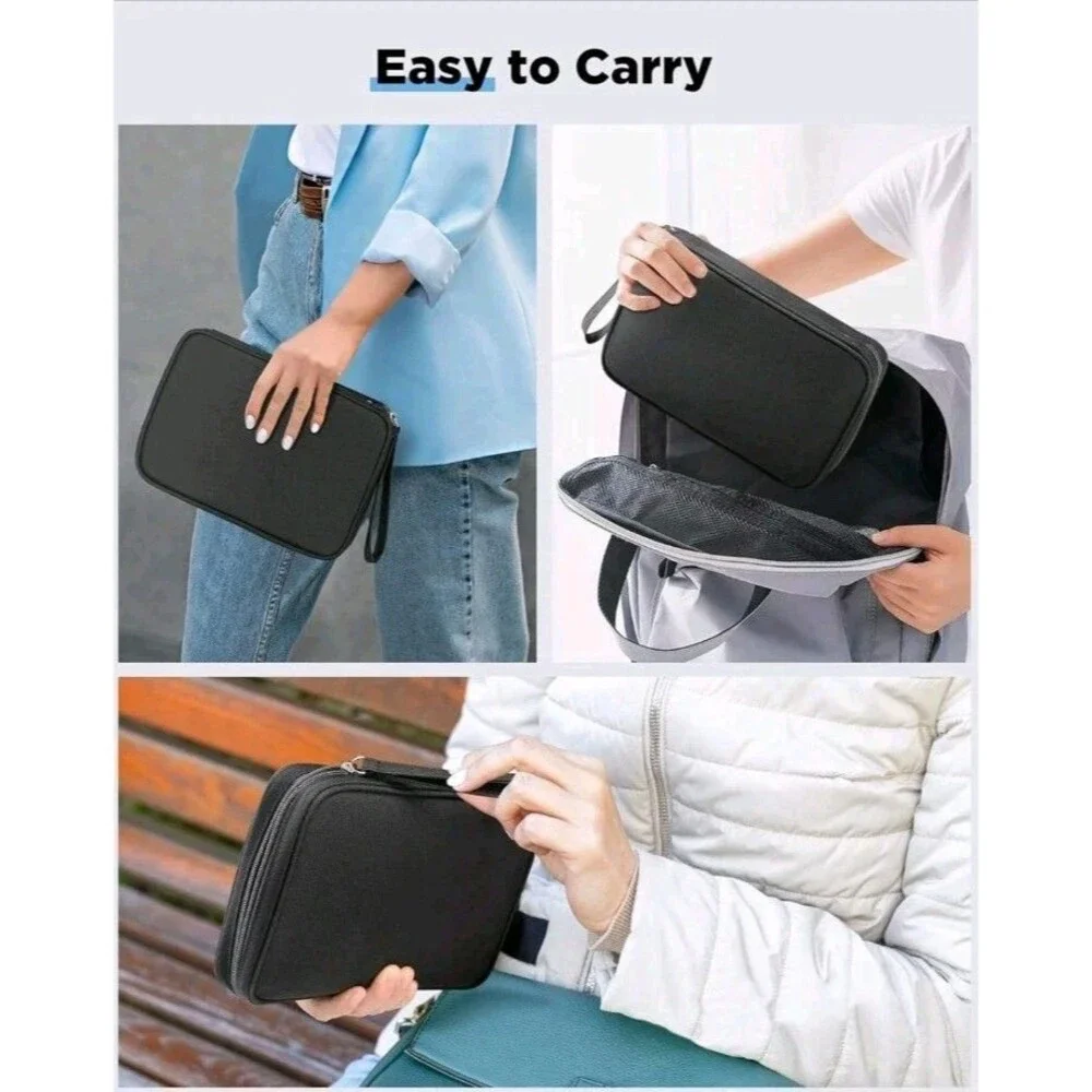 Zannaki A5 Zipper Binder, 6 Ring Personal Planner Journal Budget Binder Cover